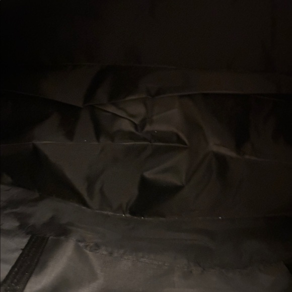 Checkered Brown Duffel Bag Approx 22x14 NWOT - Picture 6 of 7